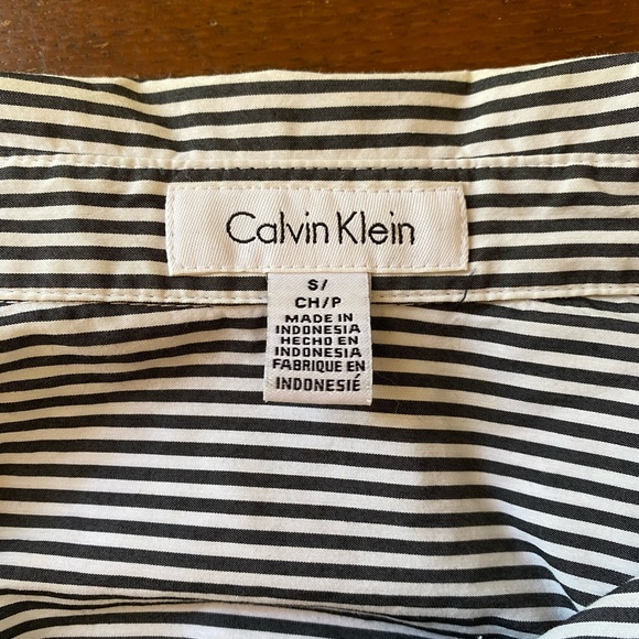Calvin Klein Striped Button Down Shirt - Picture 5 of 5
